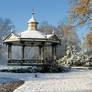 Music Kiosk in the snow