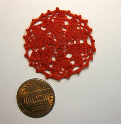 Mini Heart Doily