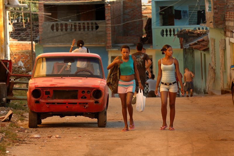 Two girls in Trinidad