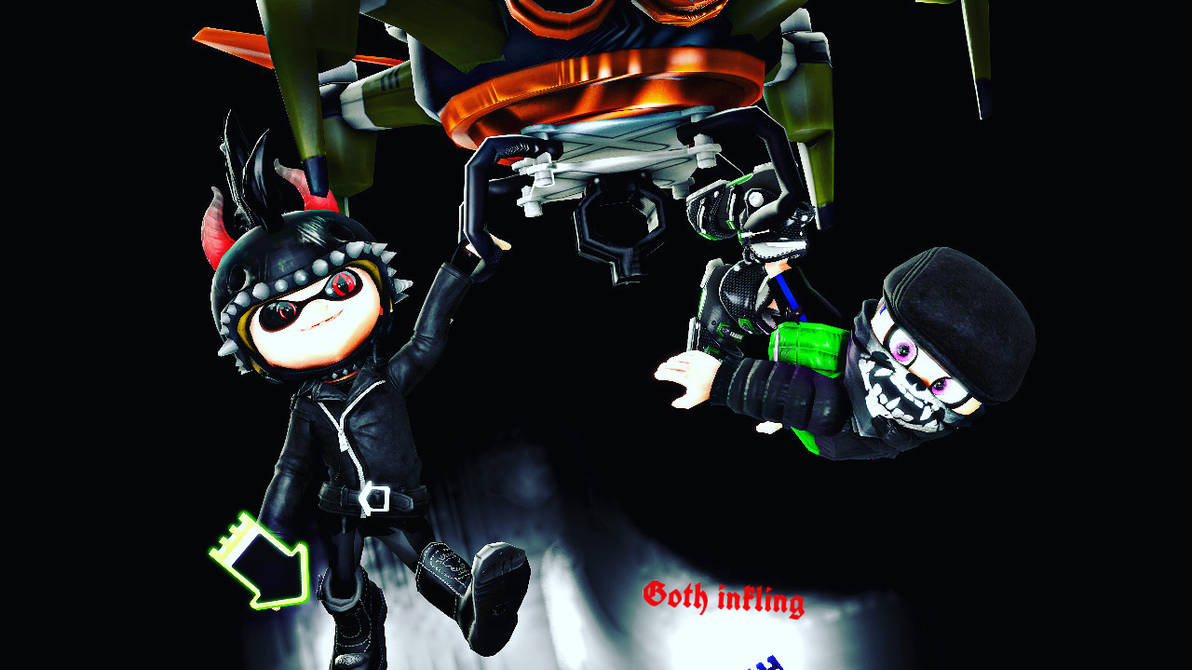 Goth inkling and Octosniper by Gothinkling on DeviantArt