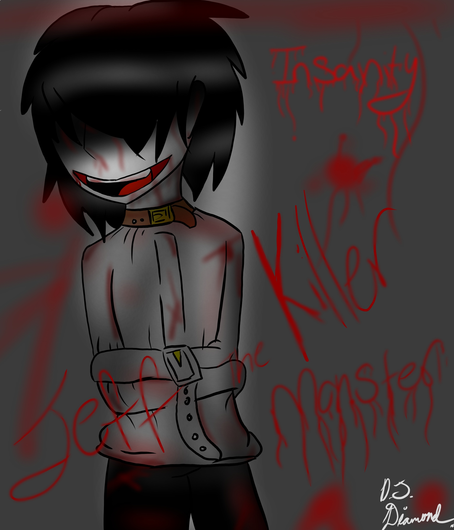 Jeff the Killer (Creepypasta Star) CiaraCamilia - Illustrations ART street