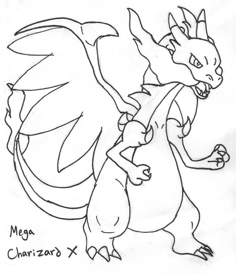 Mega Charizard X by MusicArtGirl123 on DeviantArt