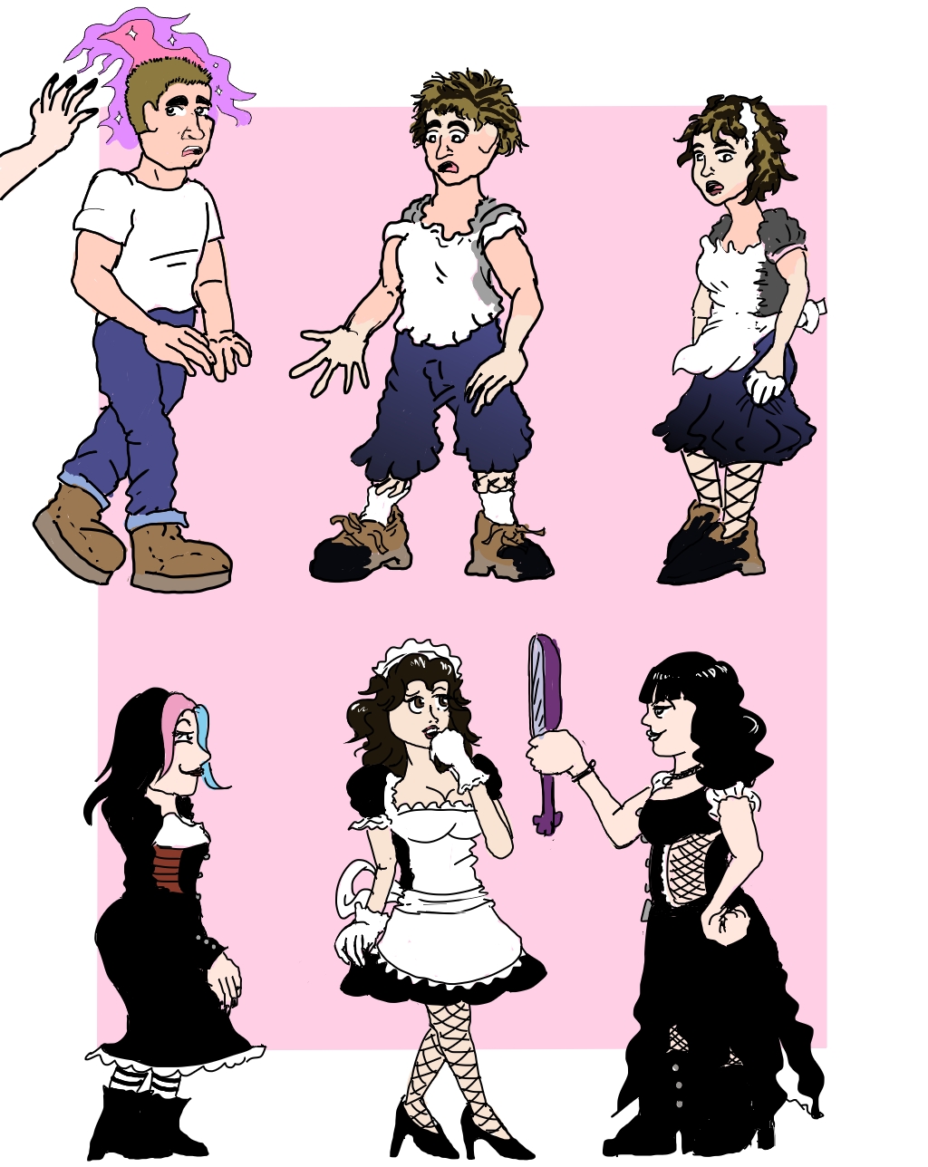 French Maid TG Colored