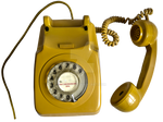 Retro Phone Yellow 1