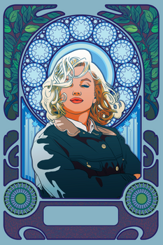 Marilyn Monroe in Mucha