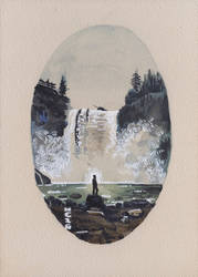 Into the Falls by hamdiggy