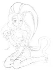 Darkstalkers: Felicia -sketch-