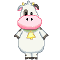 Random: Pixel Cow Animation