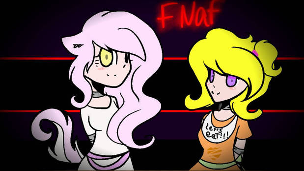 Chica and Mangle humans