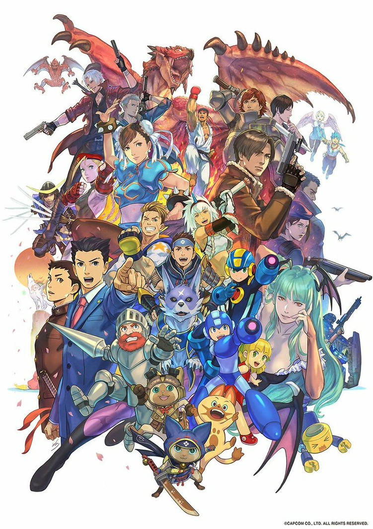 Capcom 40th anniversary by angkashi on DeviantArt