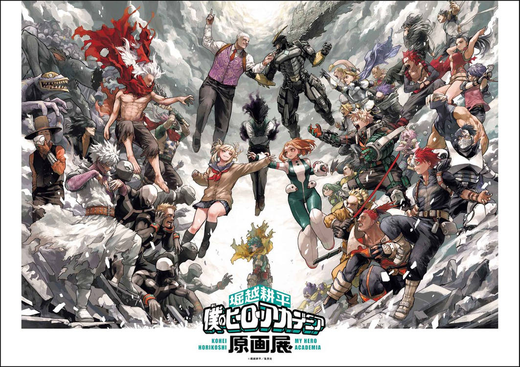 Mha final arc wall by angkashi on DeviantArt