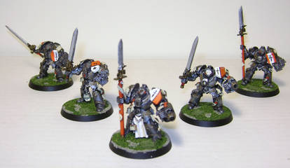 Grey Knight Captain + Retinue