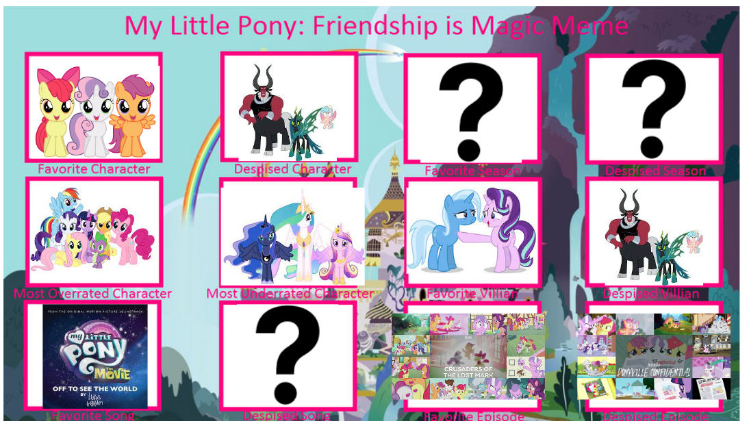 My opinion on MLP:FIM Examples by SimonStudio587 on DeviantArt