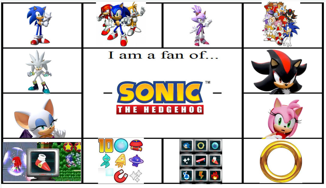 Sonic Fan Roster I'm a Sonic Fan by SimonStudio587 on DeviantArt