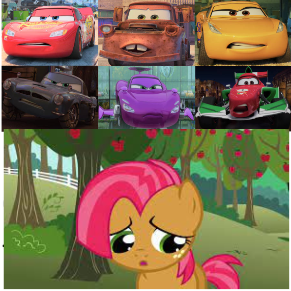 The Cars angry at Babs by SimonStudio587 on DeviantArt