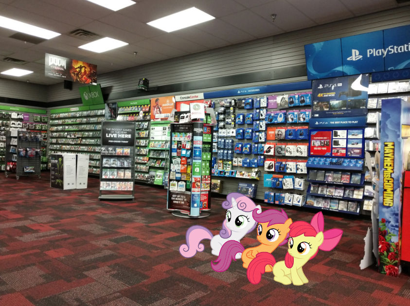 The CMC at Gamestop by SimonStudio587 on DeviantArt