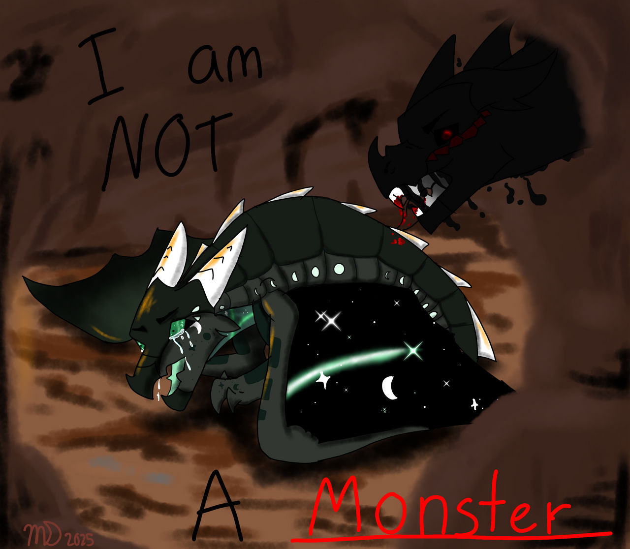 Moonstalker Runt Darkstalker and moon remake :p by MoonWatcher1000 on DeviantArt