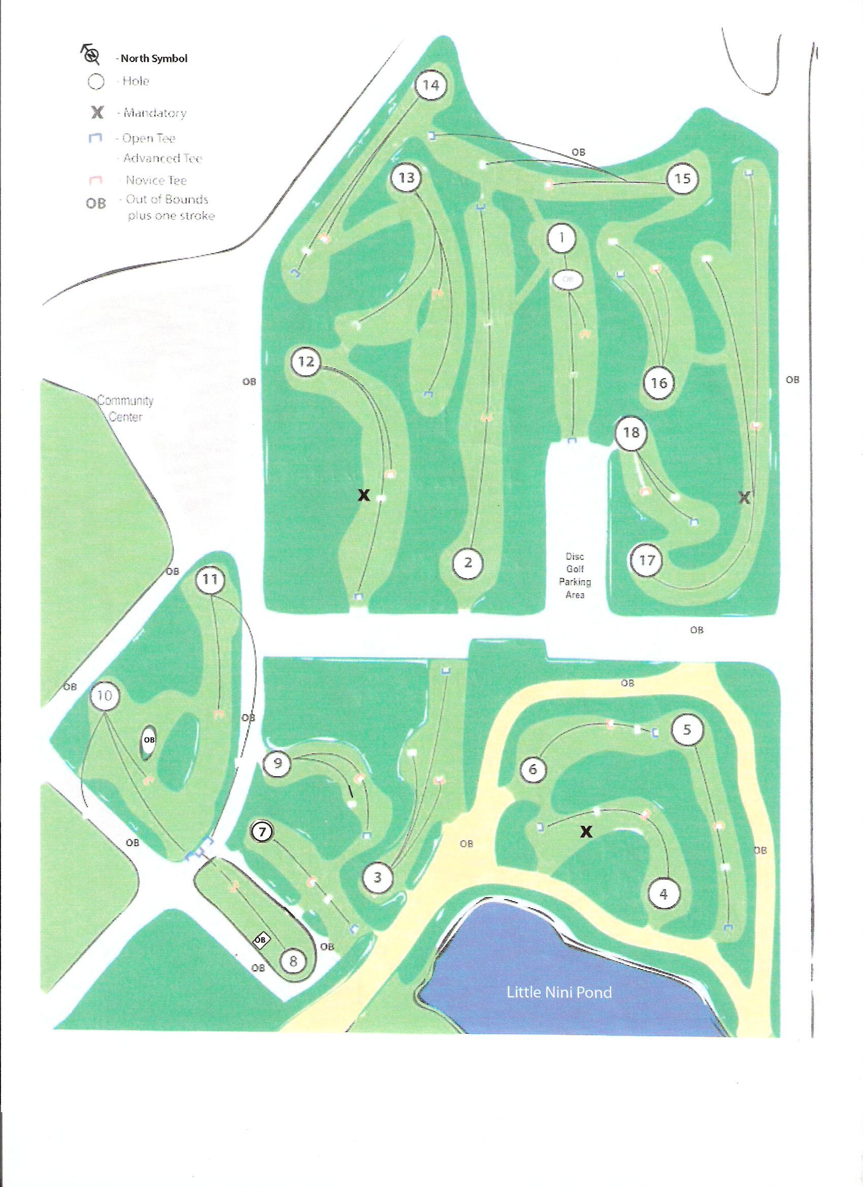 Disc Golf Map