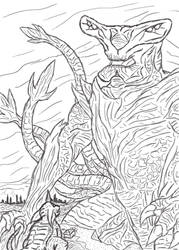 Slattern VS Baragon WIP