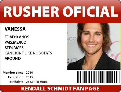 Credencial Rusher Oficial