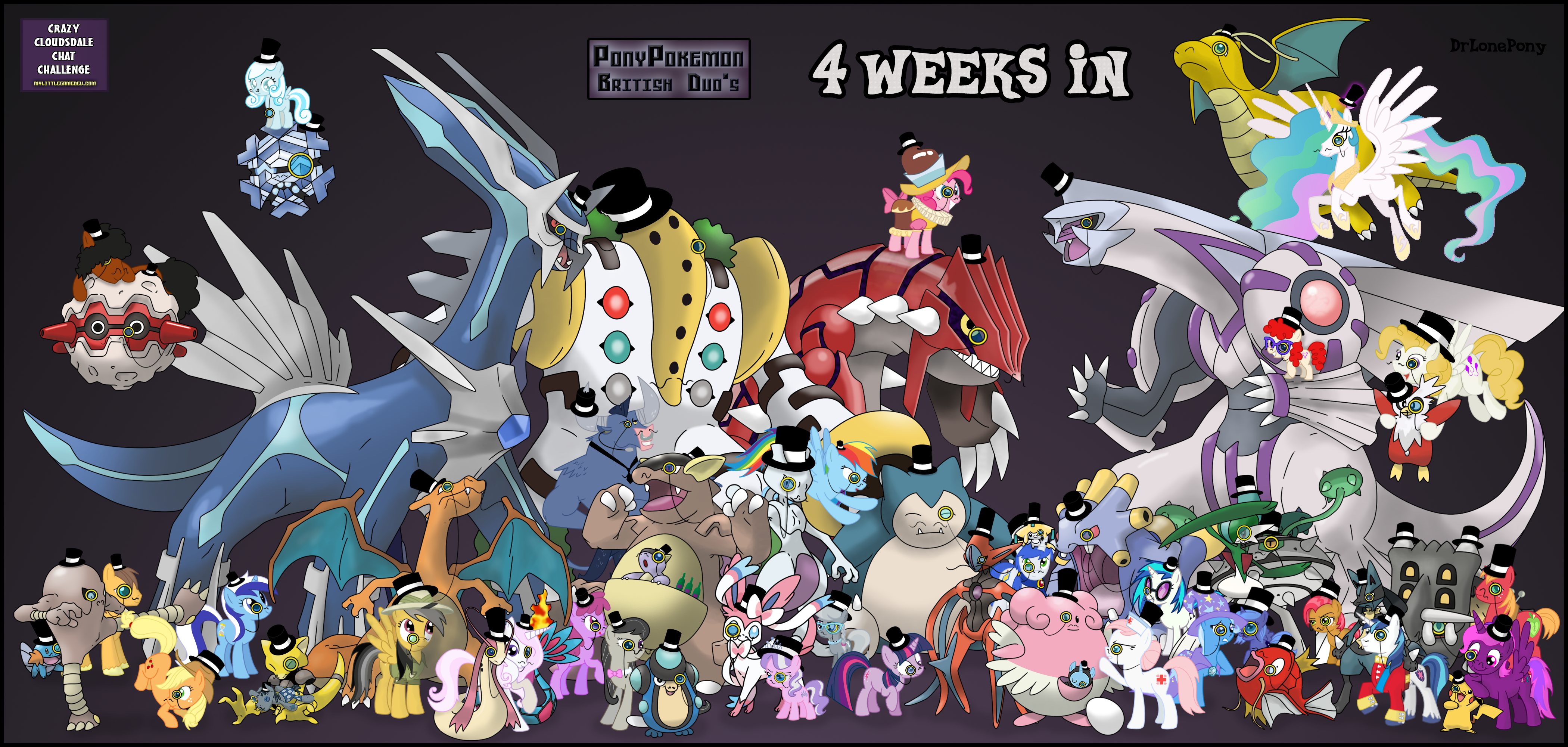 Week 1, 2, 3 and 4 Pony Pokemon Duo Go British!