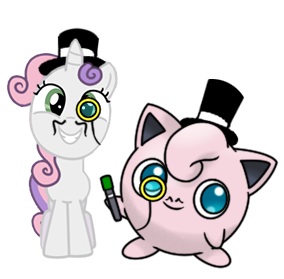 Sweetie Belle and Jigglypuff Go British Day 51