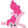 Pinkie Pie falling happily