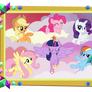 Mane 6 and Spike Picture - Castle Sweet Castle