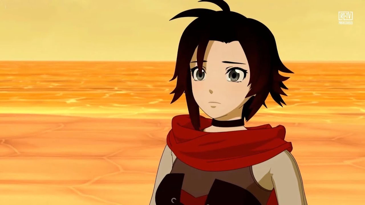 Ruby rose is the only one at the beach by shadowjaylee on DeviantArt