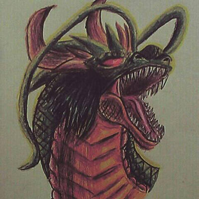 shenron color pencil fan art by Ayce104 on DeviantArt
