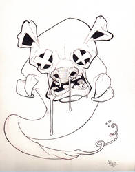 Ink Ghost Pig