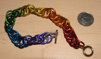 Rainbow Chain Bracelet