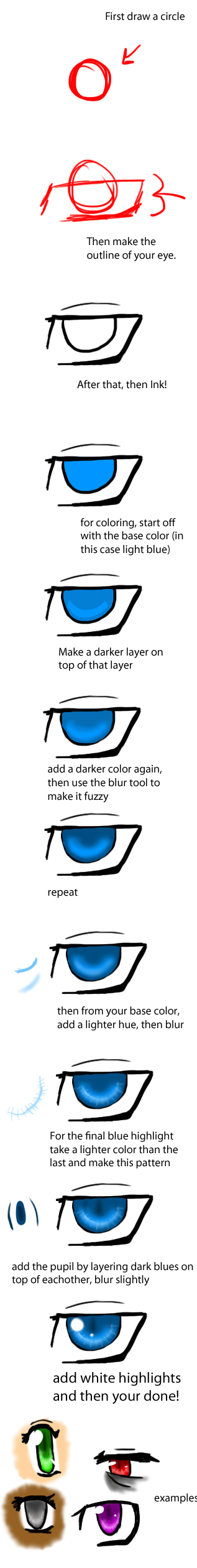 Easy eye tutorial by xitathecat on DeviantArt