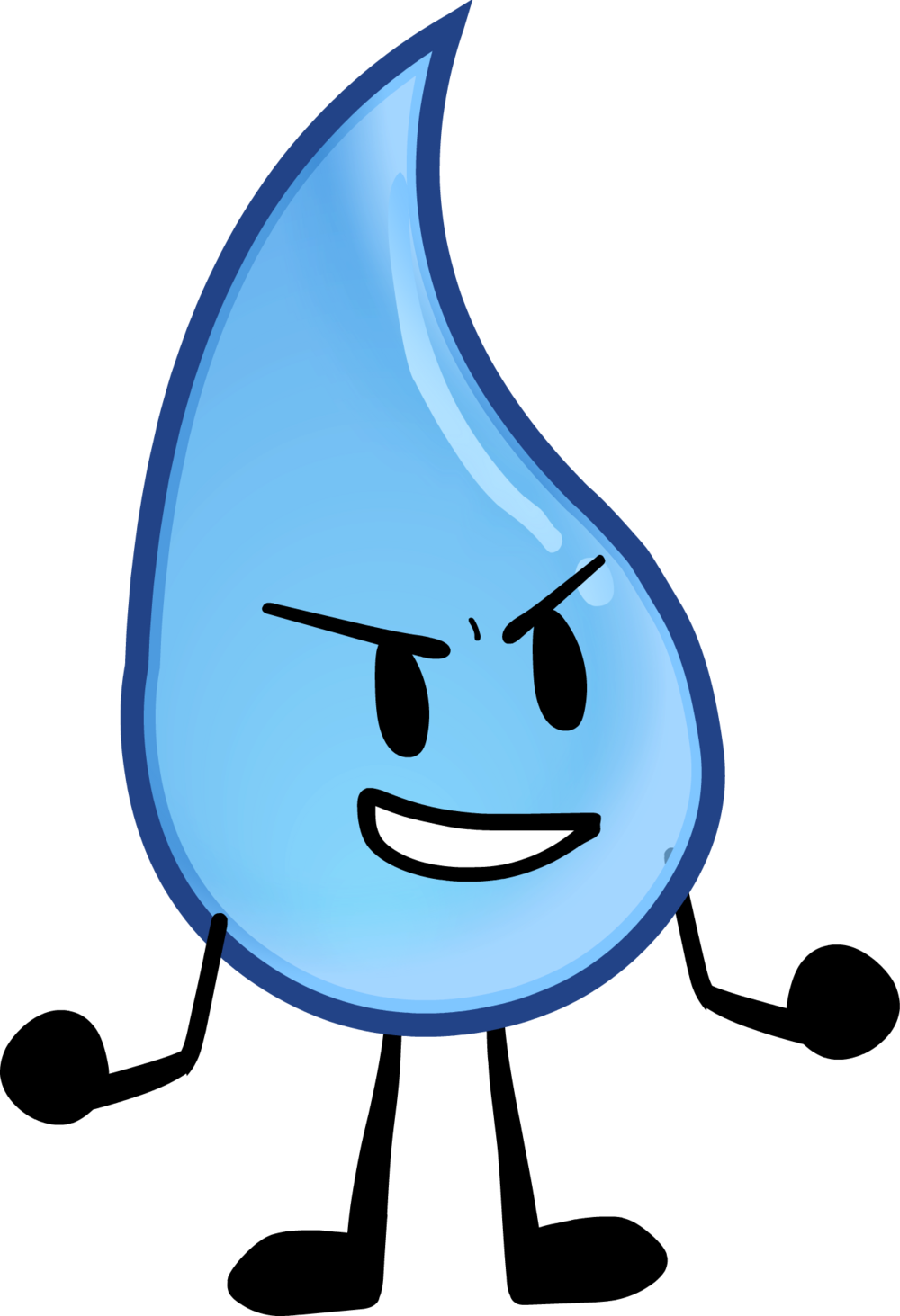 1000 X 1106 - Bfdi Teardrop Mouth, HD Png Download, png download,  transparent png image