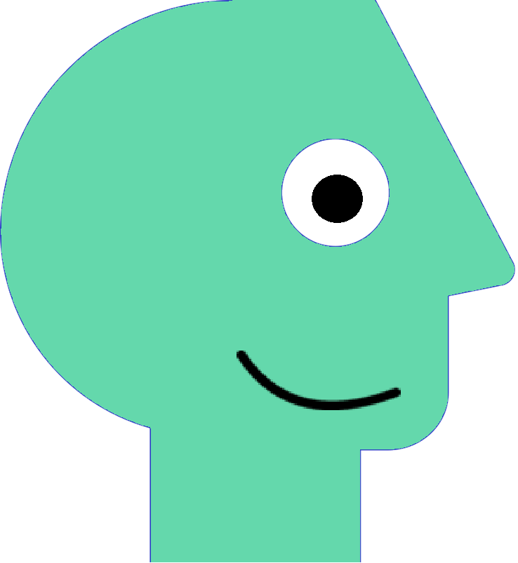 Green P Head Logo Green P Head Logo