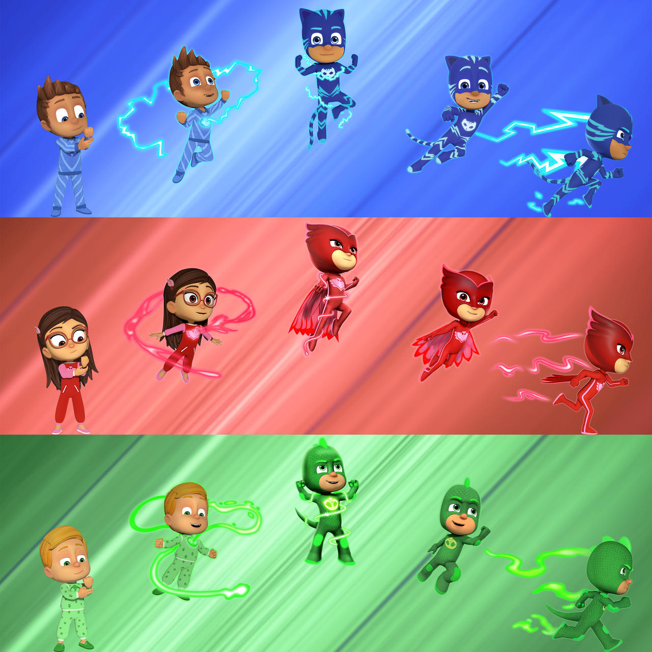 PJ Masks Transformation by LittleKJ20 on DeviantArt