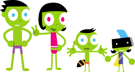 Main Page, Gallery Dot is the main mascot and also the co-host of PBS  KIDS. She is Dash's younger sister and Dee and Del's ol…