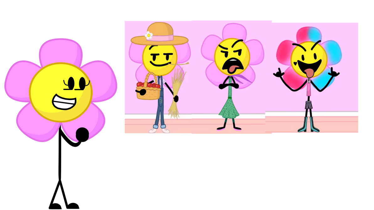 BFDI Digital Art - Flower's favourite outfits by LittleKJ20 on DeviantArt