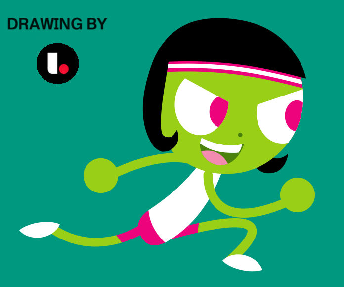 PBS Kids Digital Art - Dot Running by LyricWest by LittleKJ20 on DeviantArt