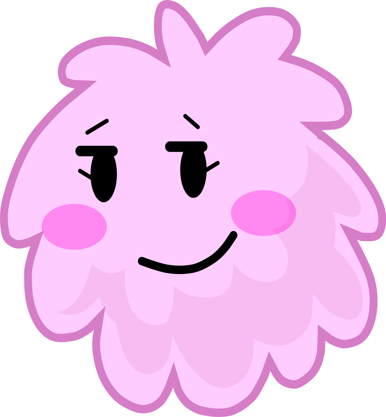 BFDI Digital Art - Puffball Blushing by LittleKJ20 on DeviantArt