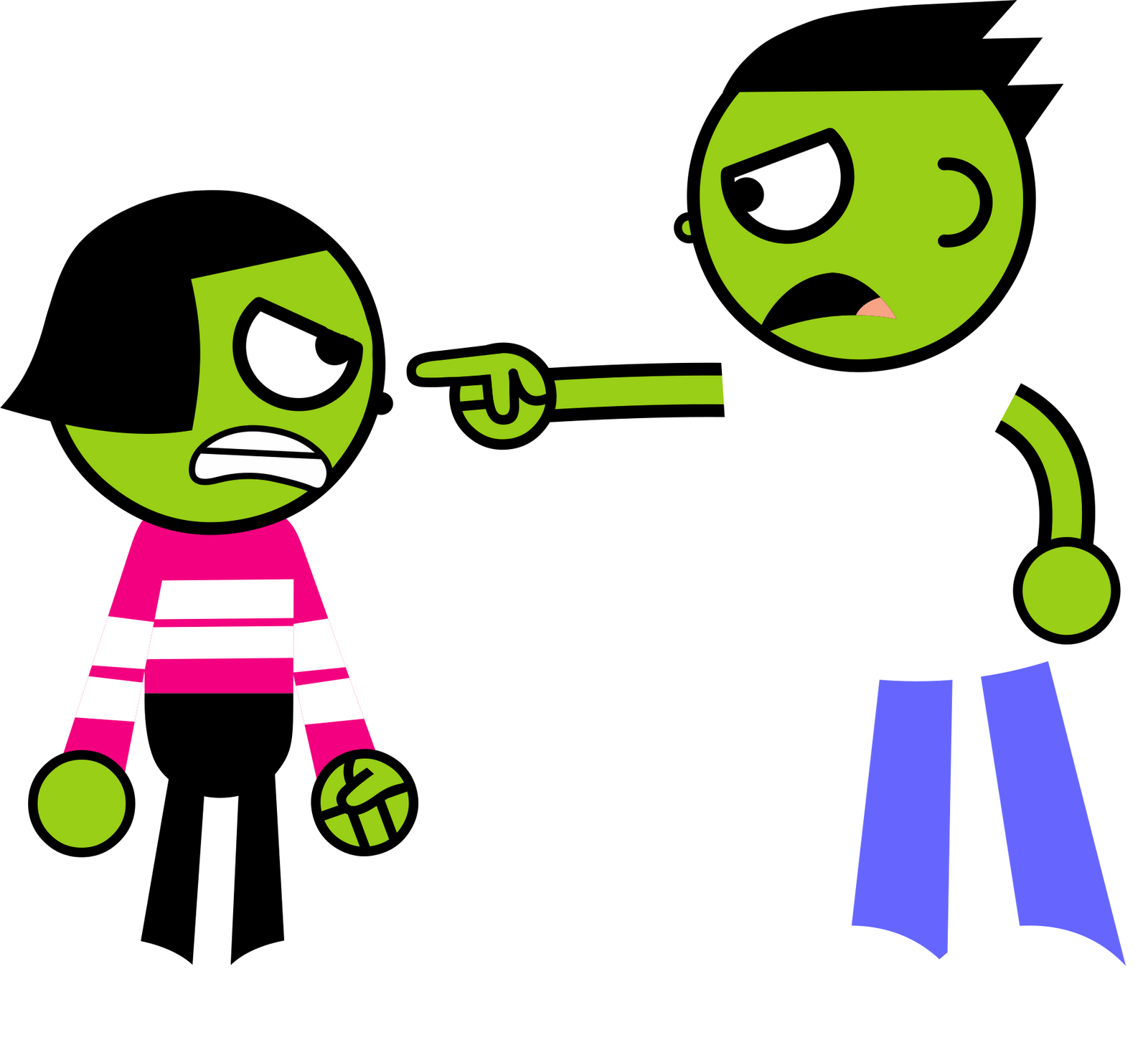 PBS Kids Digital Art - Siblings Argue by LittleKJ20 on DeviantArt