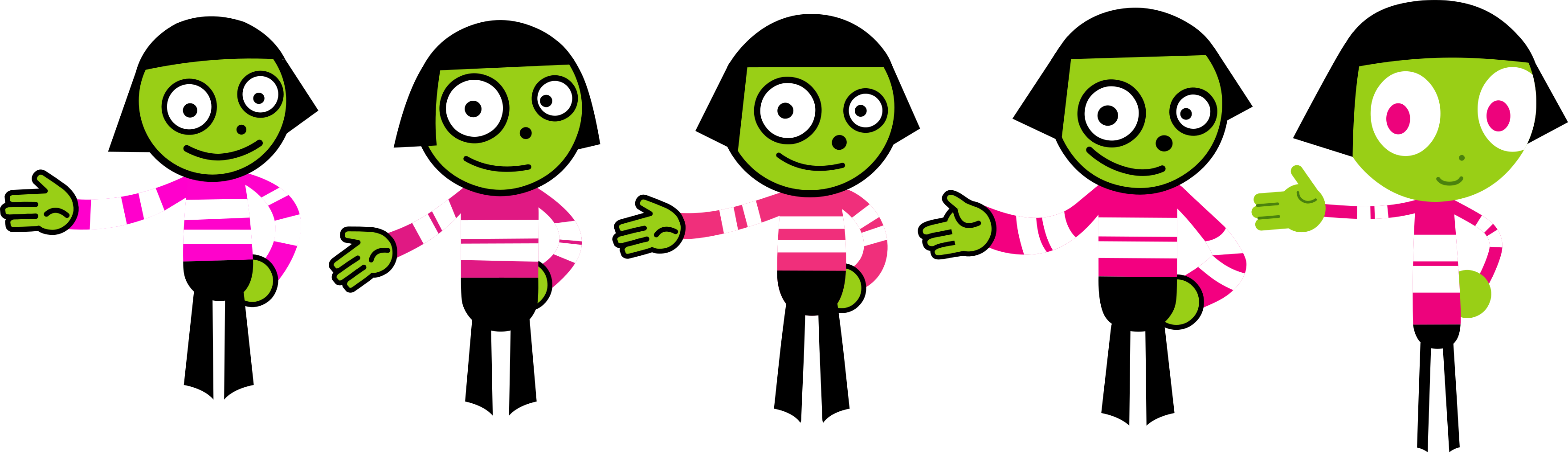 PBS Kids Digital Art - Evolution of Dot by LittleKJ20 on DeviantArt