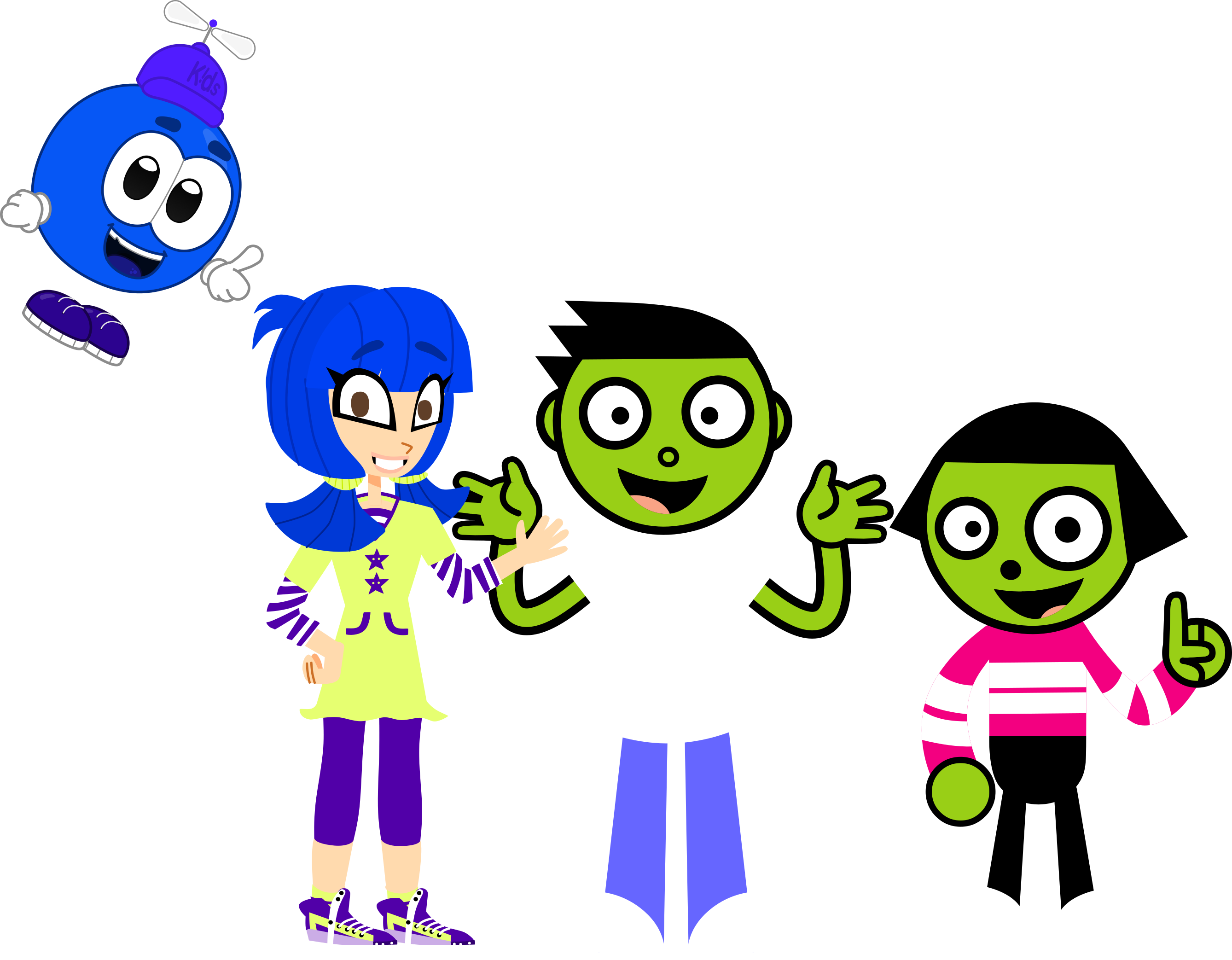 Funstartart Deviantart Program PBS Kids Digital Art - Hosts by LittleKJ20 on DeviantArt