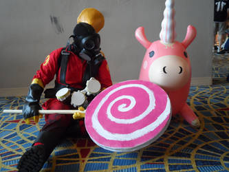 Pyro and Balloonicorn