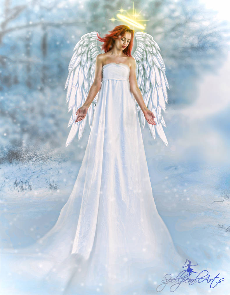 Angel of Christmas by SpellpearlArts