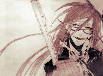 Grell Sutcliff (Kuroshitsuji) by Drei231