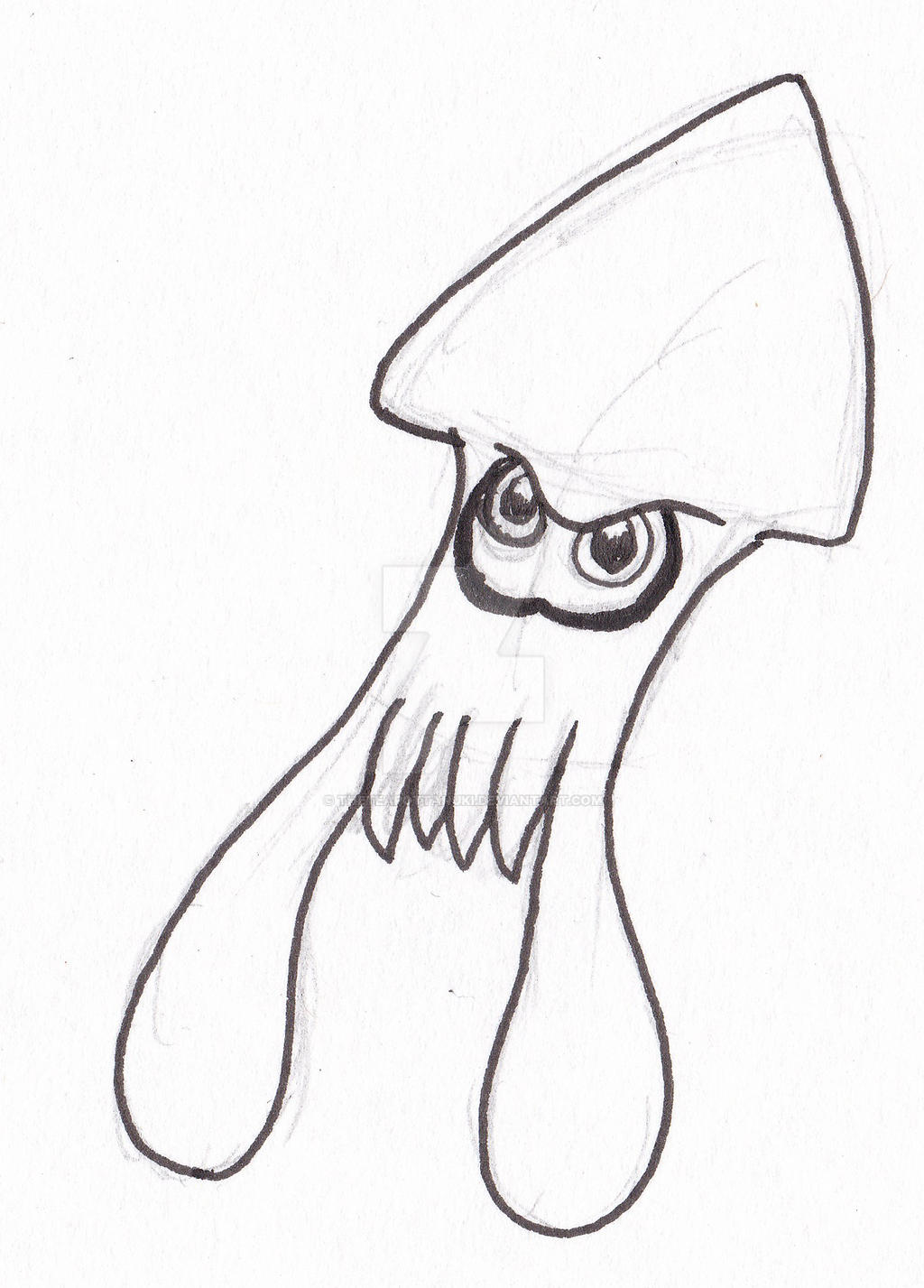 Splatoon Squid by TheTeapotTanuki on DeviantArt