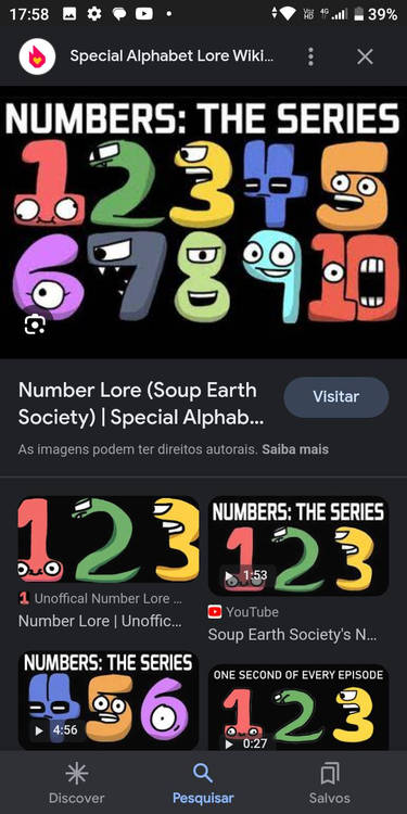 Number Lore (Soup Earth Society), Special Alphabet Lore Wiki