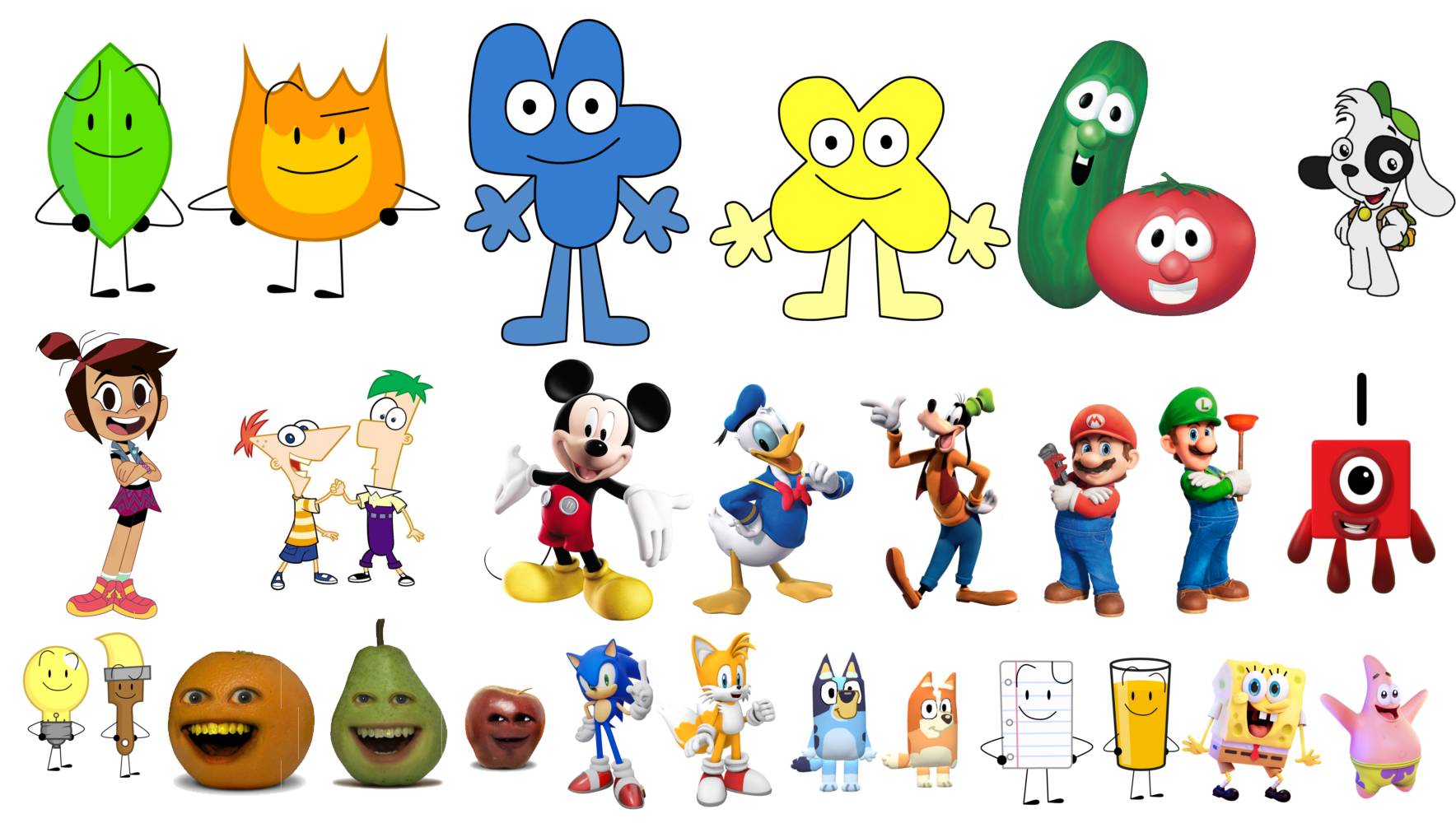 Current Fun Characters Here Some My Favorite Characters by DanielTubeIsBack on DeviantArt