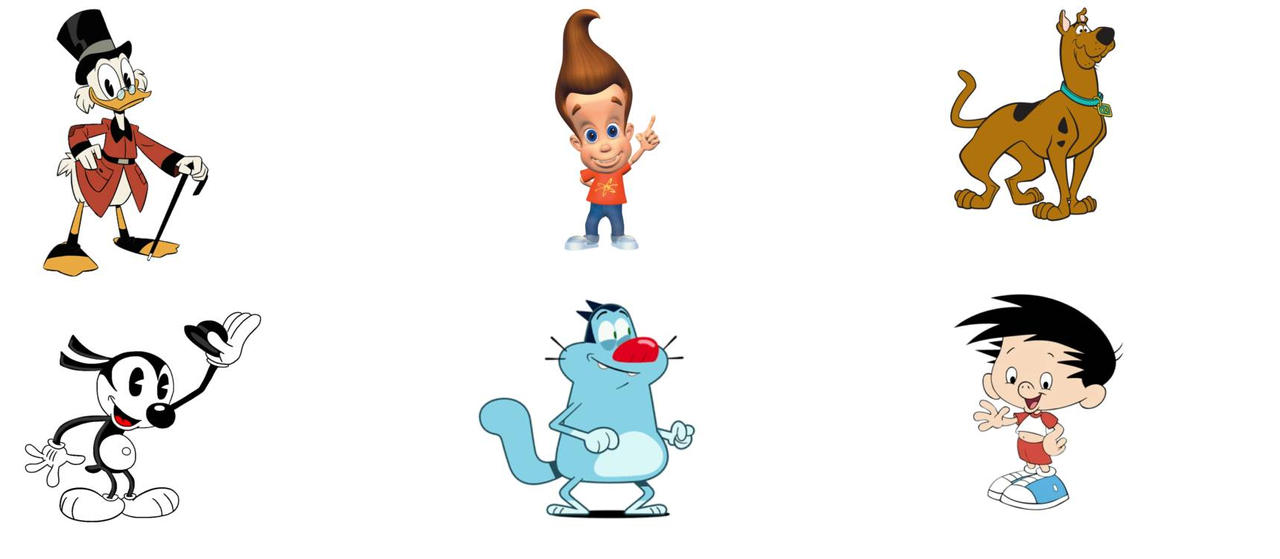 Cartoon Rerun Six Cartoon Rerun Mascots by DanielTubeIsBack on DeviantArt